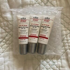 EltaMD UV Lip Balm SPF 36 Trio - White & Silver